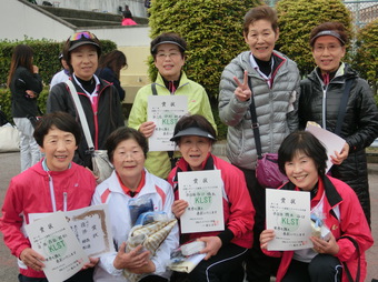 はぎブロック入賞の皆さん(171KB) はぎブロック入賞の皆さん(171KB)