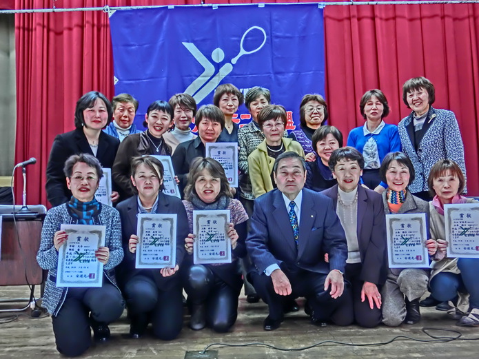 安藤会長＆レディースの皆さん