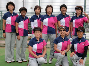 シニアレディース決勝大会結団式(125KB) シニアレディース決勝大会結団式(125KB)