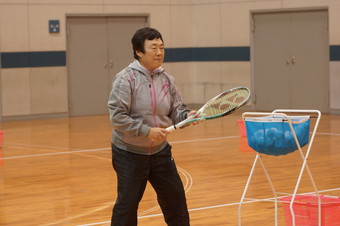 大野美紗子氏とナガセケンコー選手(65KB) 大野美紗子氏とナガセケンコー選手(65KB)