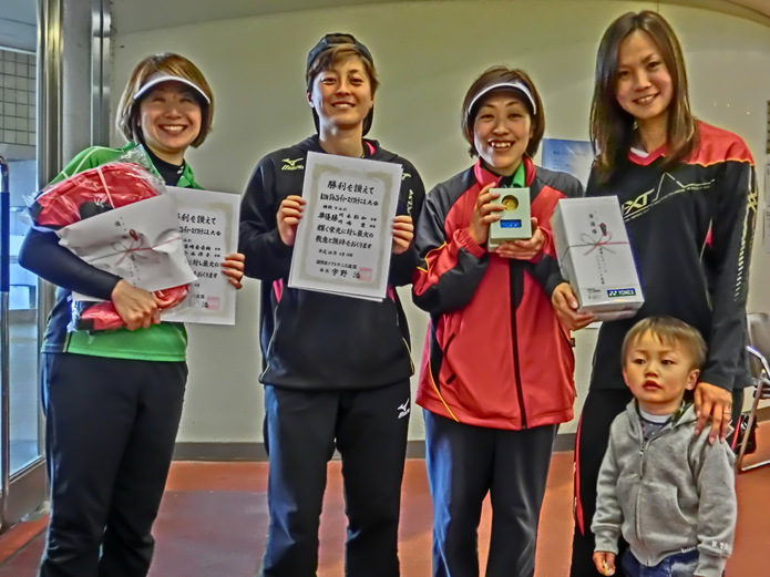 びわこレディース大会１日目入賞結果