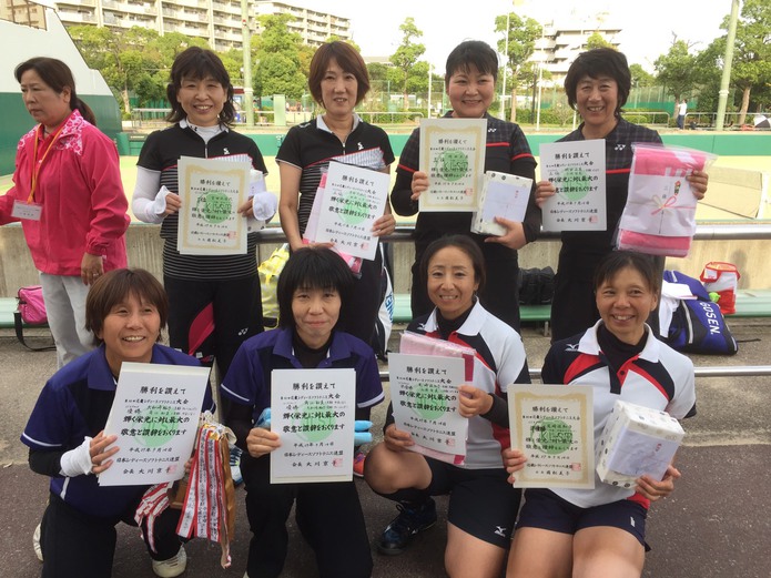 第44回近畿レディース第1日目入賞者