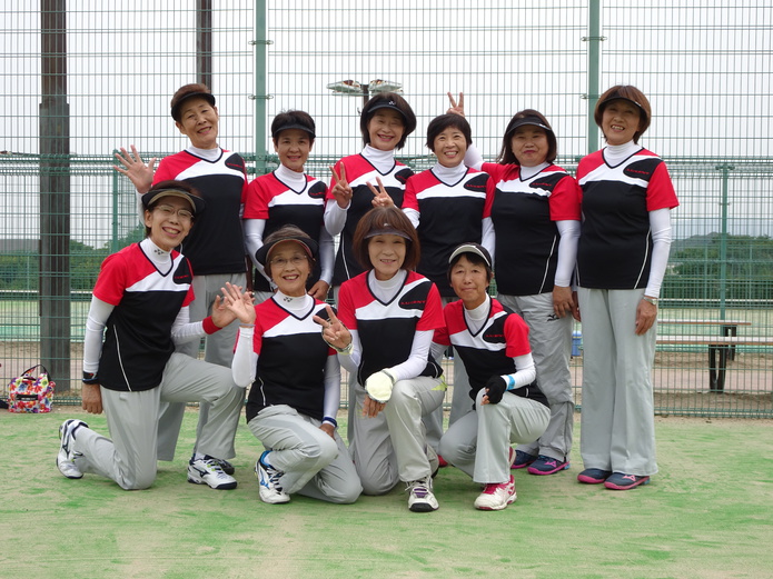 シニアレディース決勝大会結団式 シニアレディース決勝大会結団式