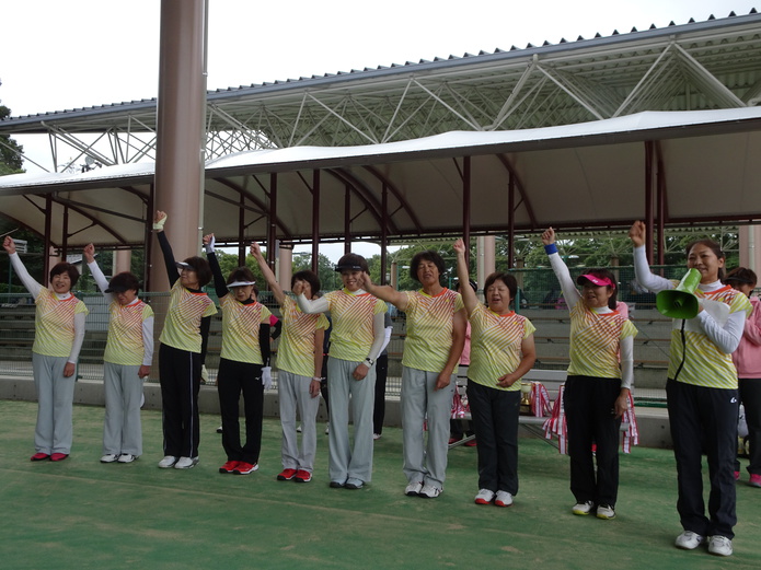 シニアレディース決勝大会結団式 シニアレディース決勝大会結団式